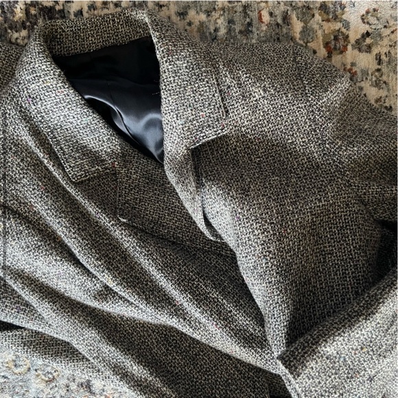 100% Wool Trench Long Coat - Picture 4 of 8